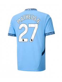 Manchester City Matheus Nunes #27 Domaci Dres 2024-25 Kratak Rukavima